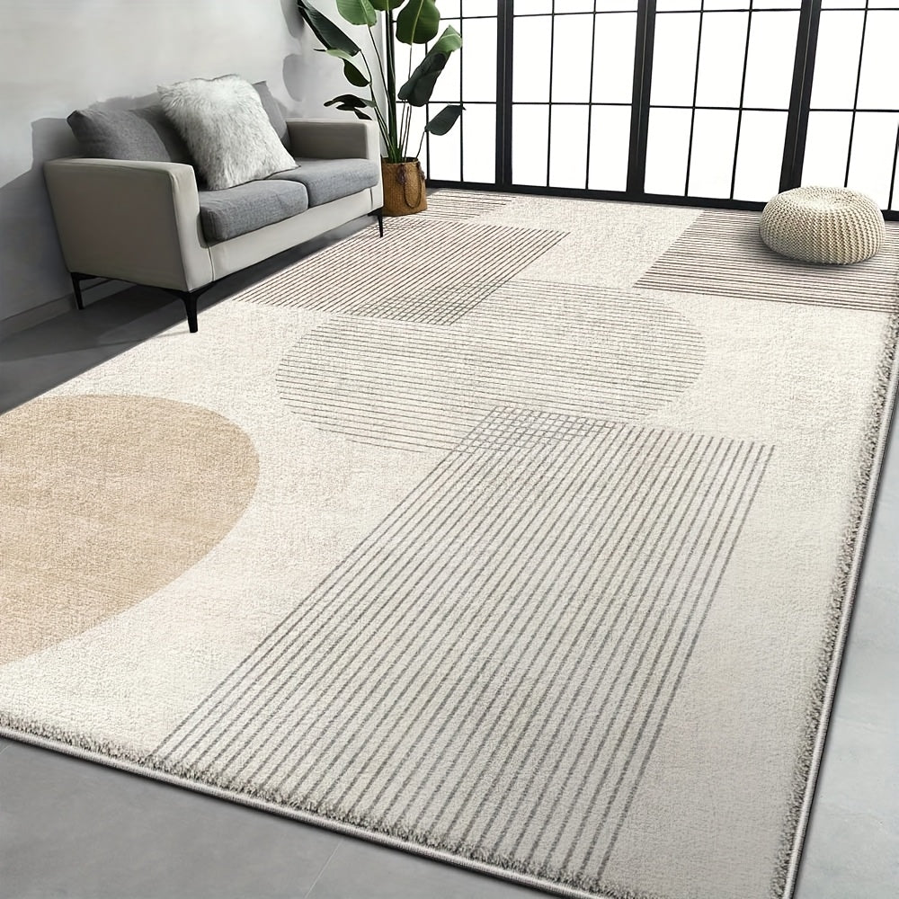 Velvet Design Floor Soft Washable Mat, Warmth Visible Everywhere Suitable for Courtyard, Garden, Bedroom, Living Room, Leisure Area, Bedside Decoration - Exquisite Decorative Carpet, Suitable for Leisure And Outdoor Living Use, Home Decor