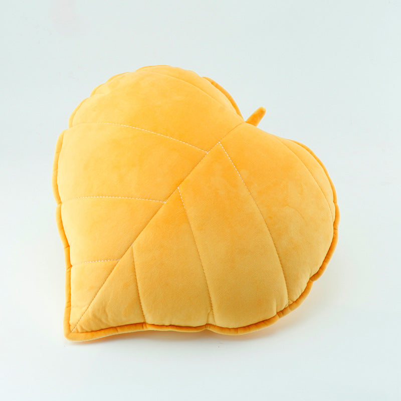 1pc Nordic Style Leaf Print Throw Pillow, Small Fresh Fabric Home Decoration Cushion, Soft Sofa Bedside Bay Window Waist Pillow, Suitable for Bedroom Living Room Homestay, Valentine's Day President's Day St. Patrick's Day Easter Decorative Pillow