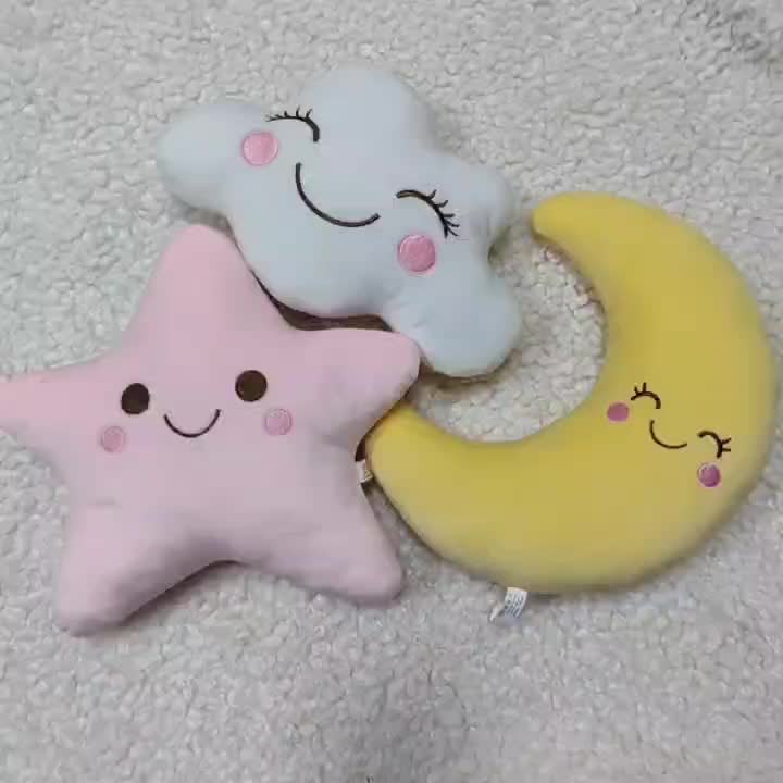 3pcs Cloud, Pillows | Polyester, Machine Washable, Multipurpose Use, Modern Style, All-Season