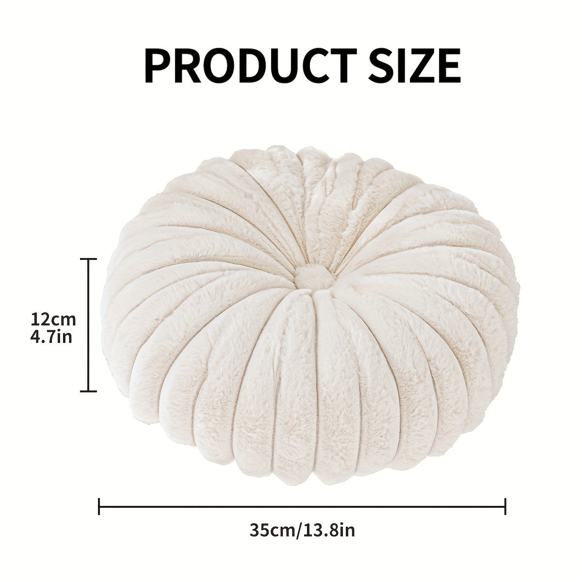 2pcs Fluffy And Comfortable Round Throw Pillows, Washable, with Filler, Living Room Home Decor, Comfortable Modern Home Decoration Pillowcase, for Sofa Sofa Bed House Farmhouse Decoration