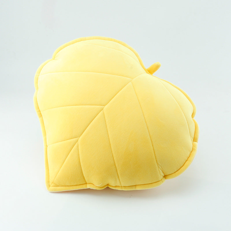 1pc Nordic Style Leaf Print Throw Pillow, Small Fresh Fabric Home Decoration Cushion, Soft Sofa Bedside Bay Window Waist Pillow, Suitable for Bedroom Living Room Homestay, Valentine's Day President's Day St. Patrick's Day Easter Decorative Pillow