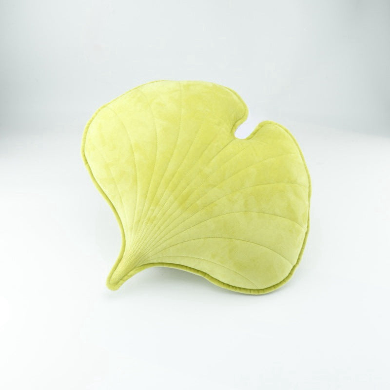 1pc Nordic Style Leaf Print Throw Pillow, Small Fresh Fabric Home Decoration Cushion, Soft Sofa Bedside Bay Window Waist Pillow, Suitable for Bedroom Living Room Homestay, Valentine's Day President's Day St. Patrick's Day Easter Decorative Pillow