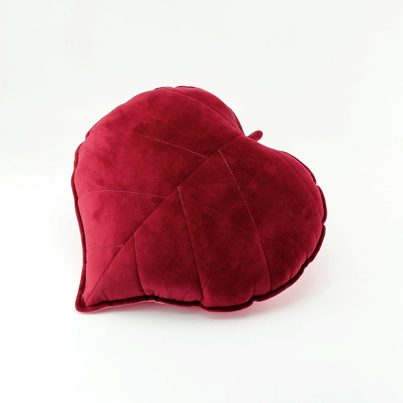 1pc Nordic Style Leaf Print Throw Pillow, Small Fresh Fabric Home Decoration Cushion, Soft Sofa Bedside Bay Window Waist Pillow, Suitable for Bedroom Living Room Homestay, Valentine's Day President's Day St. Patrick's Day Easter Decorative Pillow
