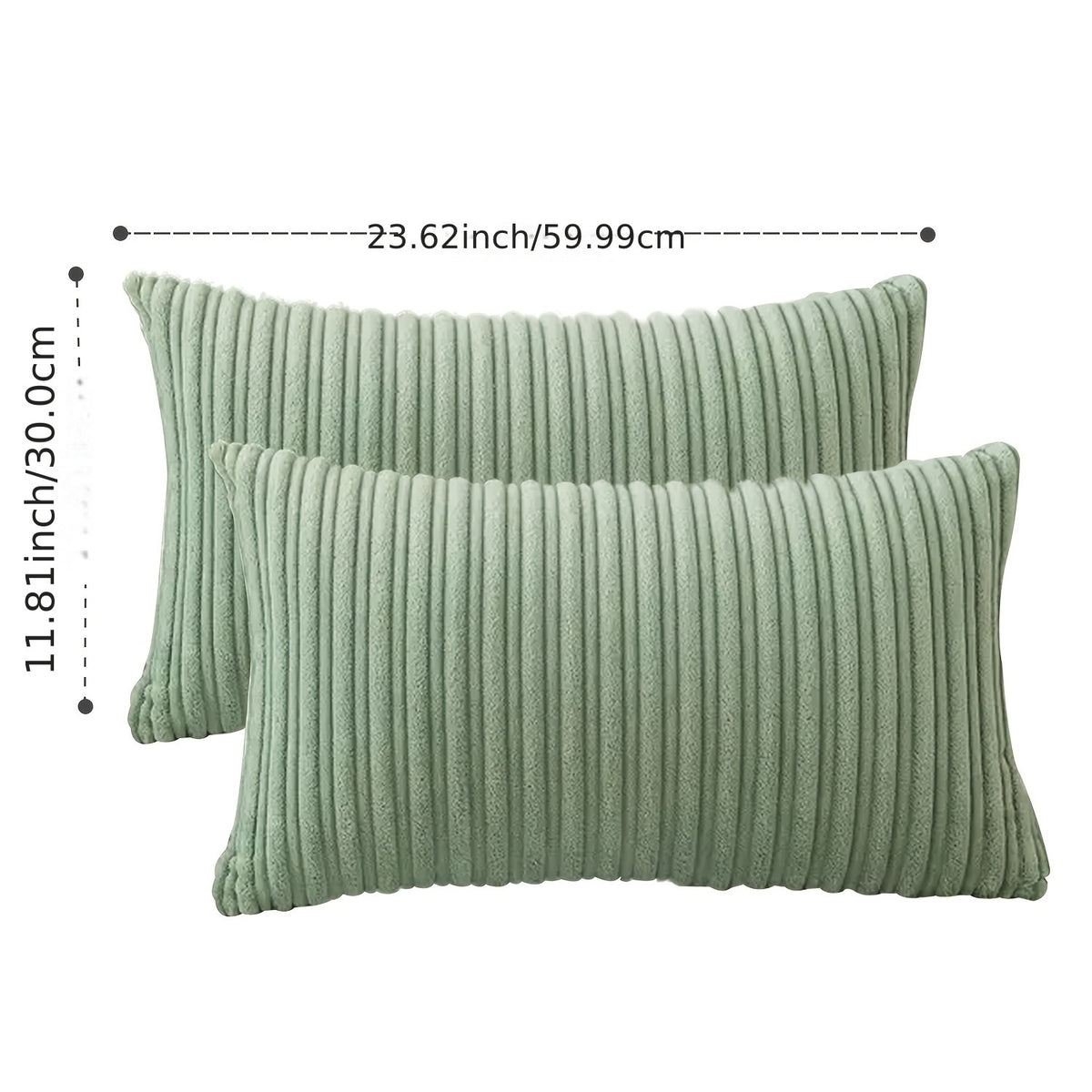 1\u002F2 Set of Mother And Striped Pillows, Corduroy Striped Pillows with High-Quality 3D Filling - Suitable for Sofas, Bedrooms, And Cars. Multi-Functional Machine Washable Decorative Pads with Multiple Sizes And Colors to Choose from