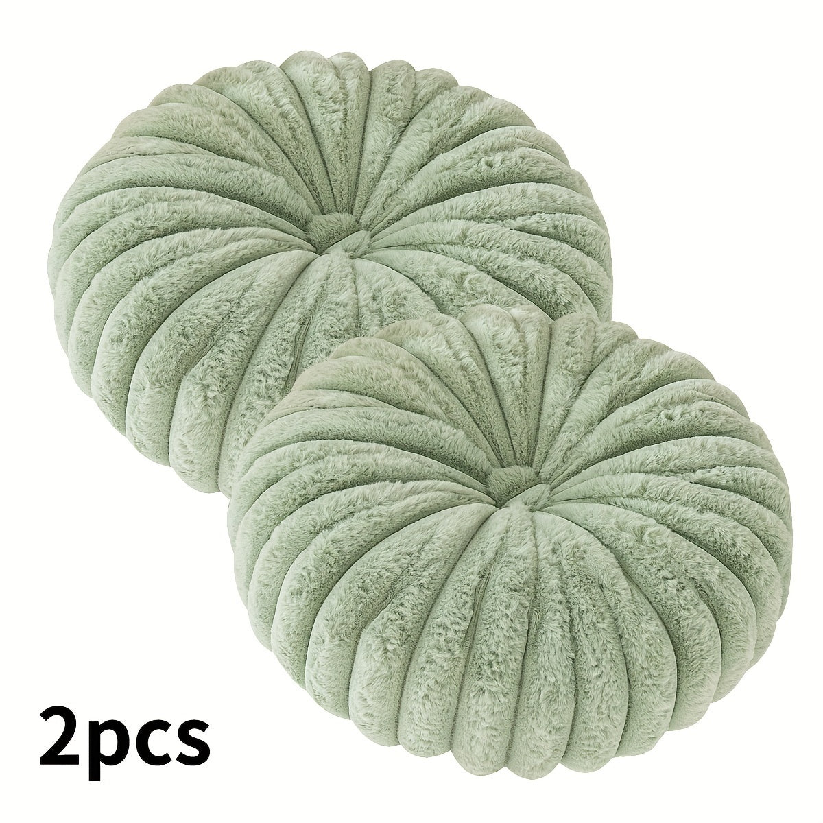 2pcs Fluffy And Comfortable Round Throw Pillows, Washable, with Filler, Living Room Home Decor, Comfortable Modern Home Decoration Pillowcase, for Sofa Sofa Bed House Farmhouse Decoration