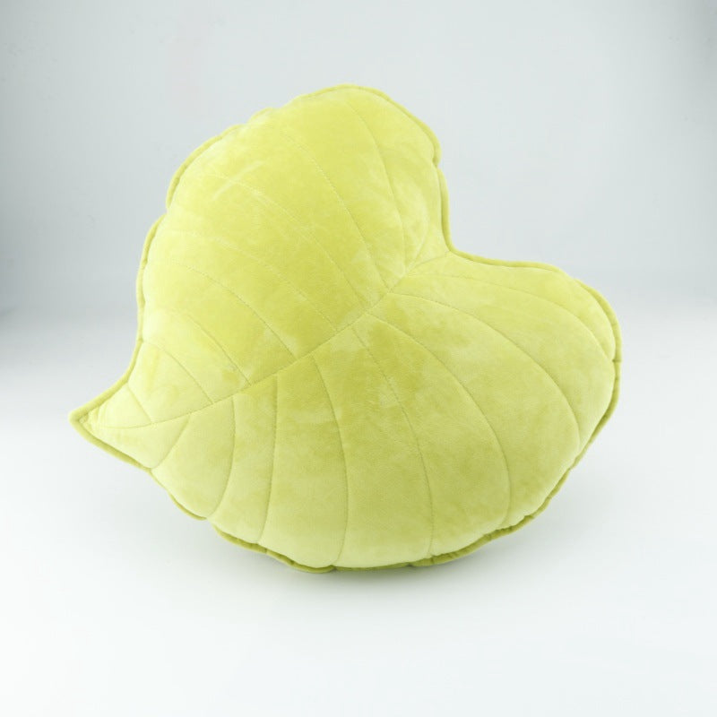 1pc Nordic Style Leaf Print Throw Pillow, Small Fresh Fabric Home Decoration Cushion, Soft Sofa Bedside Bay Window Waist Pillow, Suitable for Bedroom Living Room Homestay, Valentine's Day President's Day St. Patrick's Day Easter Decorative Pillow