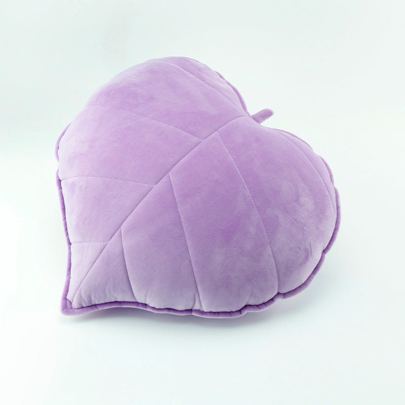 1pc Nordic Style Leaf Print Throw Pillow, Small Fresh Fabric Home Decoration Cushion, Soft Sofa Bedside Bay Window Waist Pillow, Suitable for Bedroom Living Room Homestay, Valentine's Day President's Day St. Patrick's Day Easter Decorative Pillow