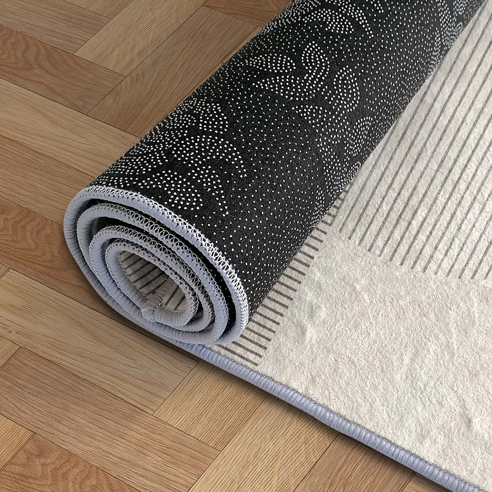 Velvet Design Floor Soft Washable Mat, Warmth Visible Everywhere Suitable for Courtyard, Garden, Bedroom, Living Room, Leisure Area, Bedside Decoration - Exquisite Decorative Carpet, Suitable for Leisure And Outdoor Living Use, Home Decor